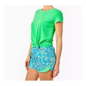 NWT Lilly Pulitzer Ocean Trail Short Turquoise Oasis Outta Line L,XL,M,S